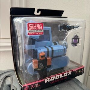 Roblox Tower Battles: Zed Action Figure Playset - Blue and Black